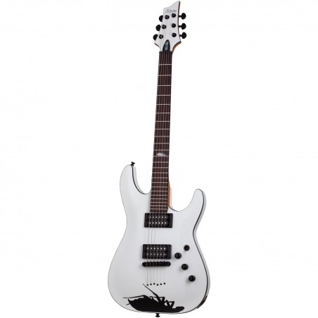 Schecter C-1 Jerry Horton 25th Anniversary White - Gitara elektryczna