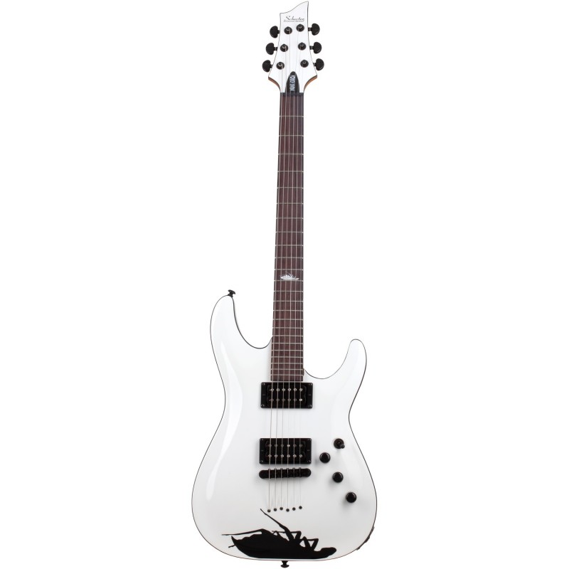 Schecter C-1 Jerry Horton 25th Anniversary White - Gitara elektryczna