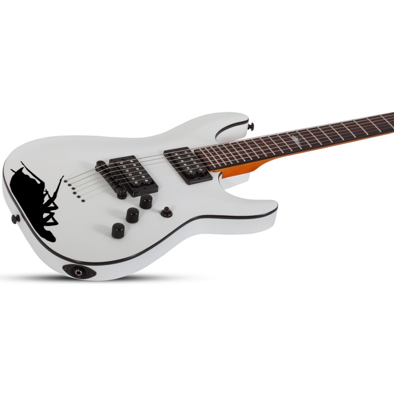 Schecter C-1 Jerry Horton 25th Anniversary White - Gitara elektryczna