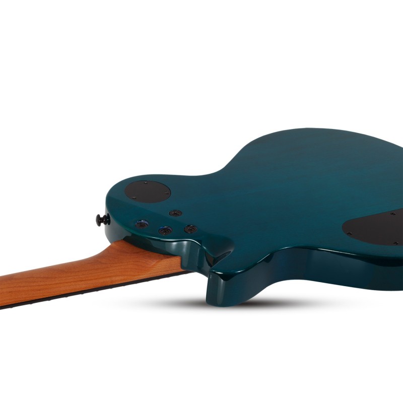 Schecter Solo-II Standard Ocean Blue Burst Burl - Gitara elektryczna