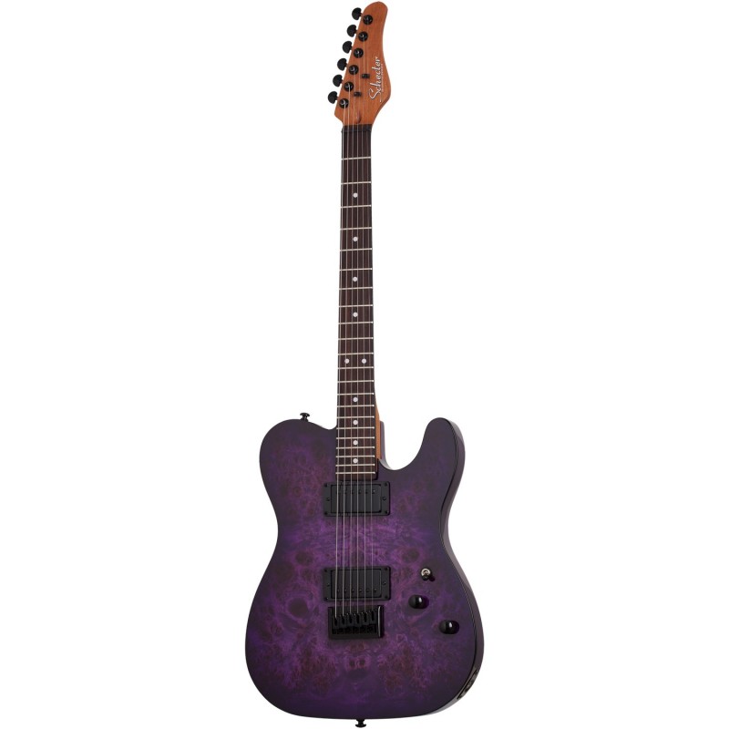 Schecter PT Standard Purple Burst Burl - Gitara elektryczna