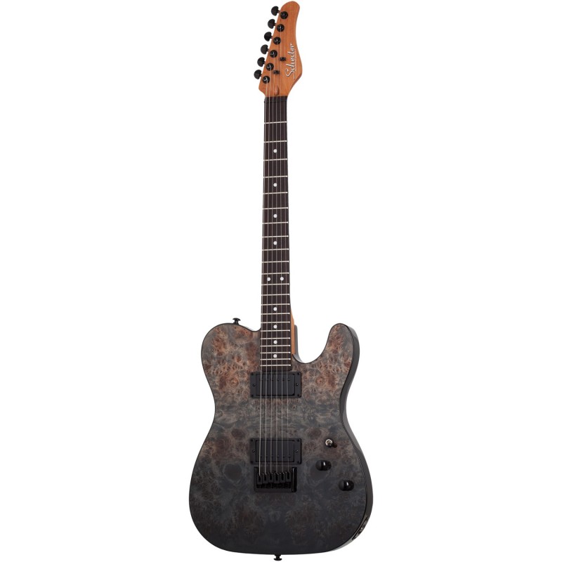 Schecter PT Standard Black Fade Burst Burl - Gitara elektryczna