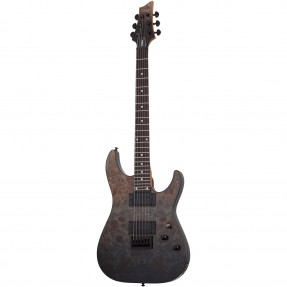 Schecter C-1 Standard Black Fade Burst Burl - Gitara elektryczna