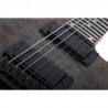 Schecter C-1 Standard Black Fade Burst Burl - Gitara elektryczna