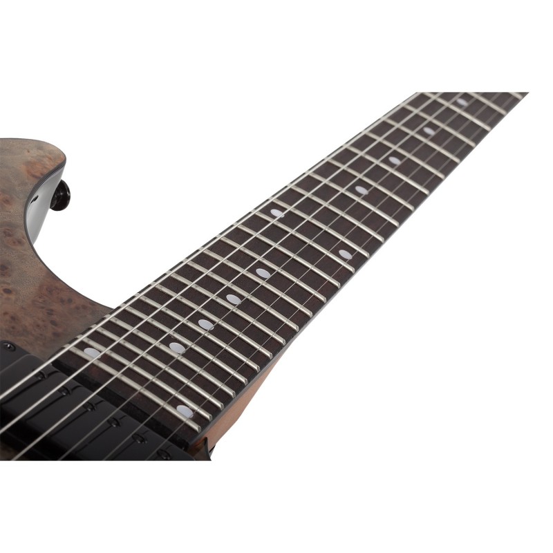 Schecter C-1 Standard Black Fade Burst Burl - Gitara elektryczna