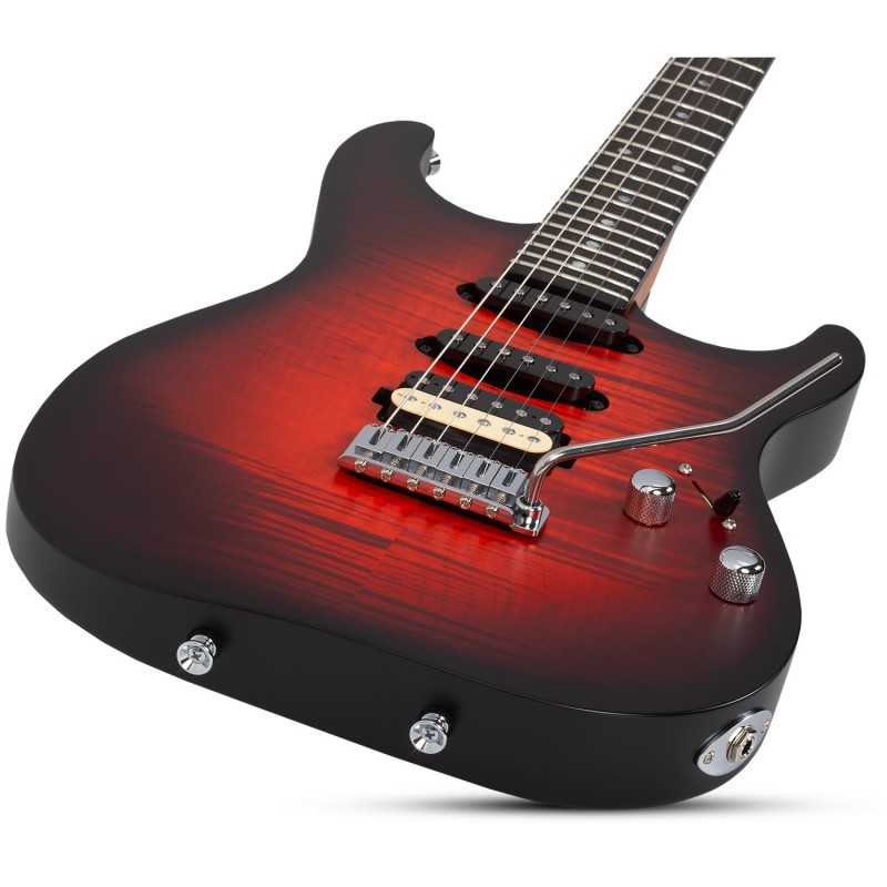 Schecter Sunset Custom-II USA HSS Tiger Eye Satin - Gitara elektryczna