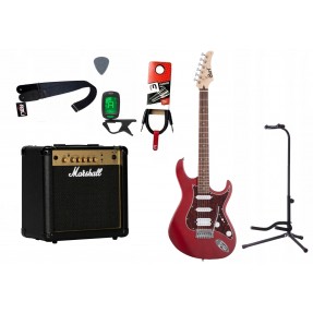 Gitara elektryczna Cort G110 OPBC + wzmacniacz 15W + kabel w zestawie