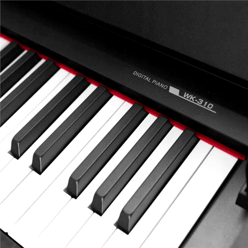 Pianino cyfrowe NUX WK-310 BK + ława + słuchawki w zestawie