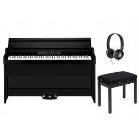 Pianino cyfrowe Korg G1B Air BK + ława + słuchawki w zestawie