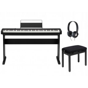 Pianino cyfrowe Casio CDP-S110 BK+SP + ława + słuchawki w zestawie