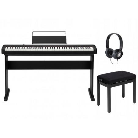 Pianino cyfrowe Casio CDP-S110 BK+SP + ława + słuchawki w zestawie