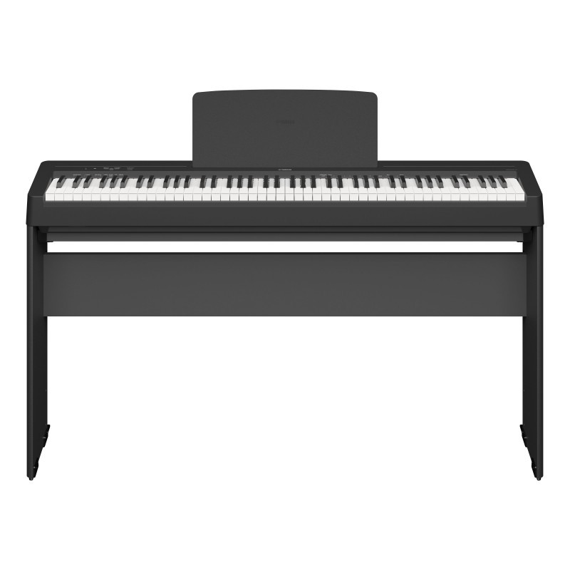 Pianino cyfrowe Yamaha P-145BT + statyw + ława + słuchawki w zestawie