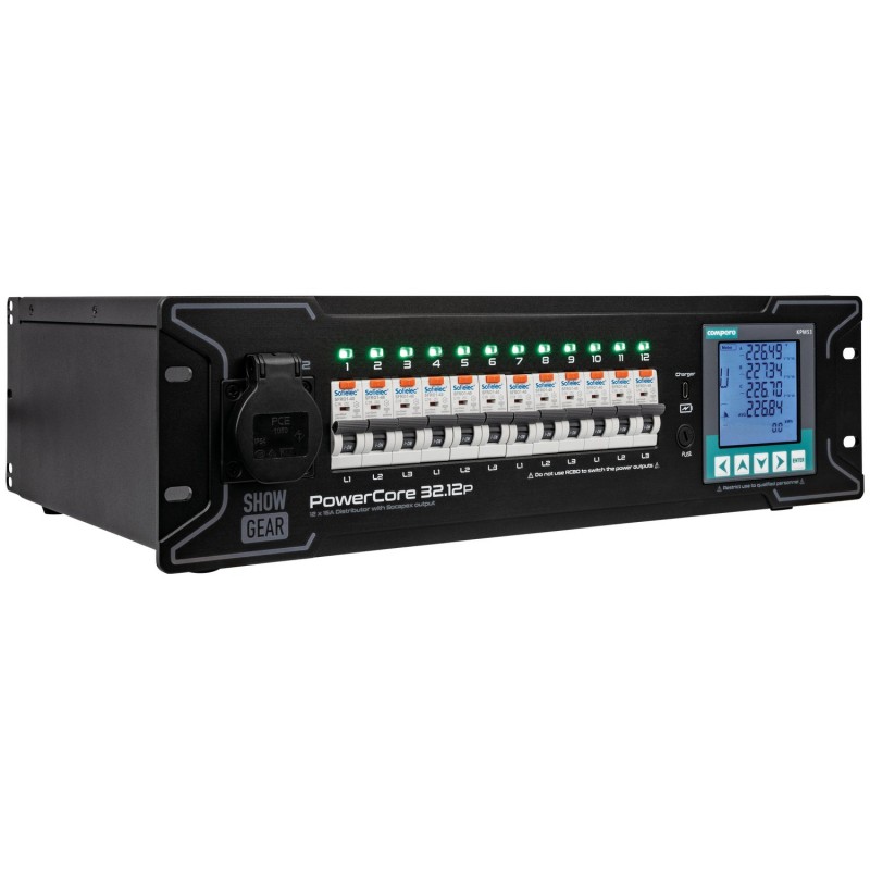 ShowGear PowerCore 32.12p - Dystrybutor zasilania