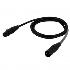 DAP Audio FLR09 - Kabel DMX/AES-EBU 3P REAN XLR/M 3P - XLR/F 3P 1.5m