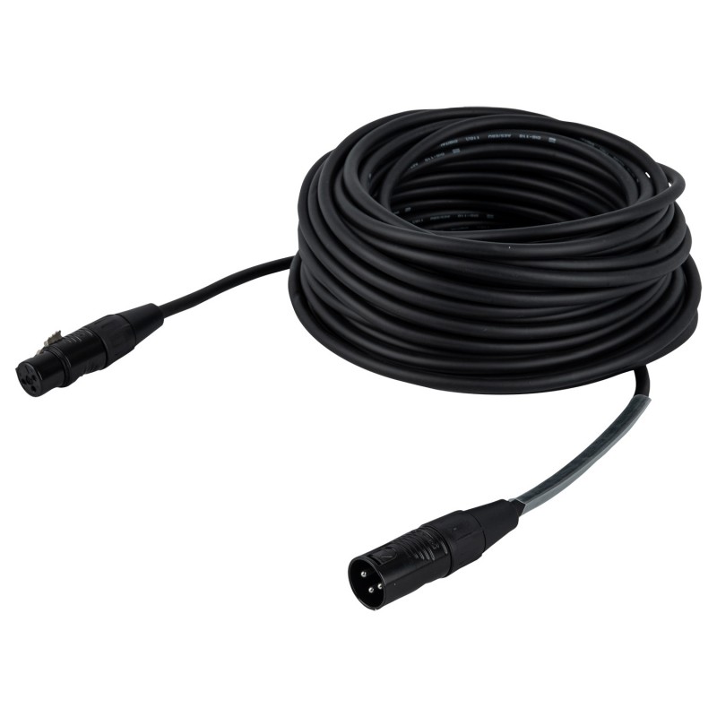 DAP Audio FLR09 - Kabel DMX/AES-EBU 3P REAN XLR/M 3P - XLR/F 3P 20m