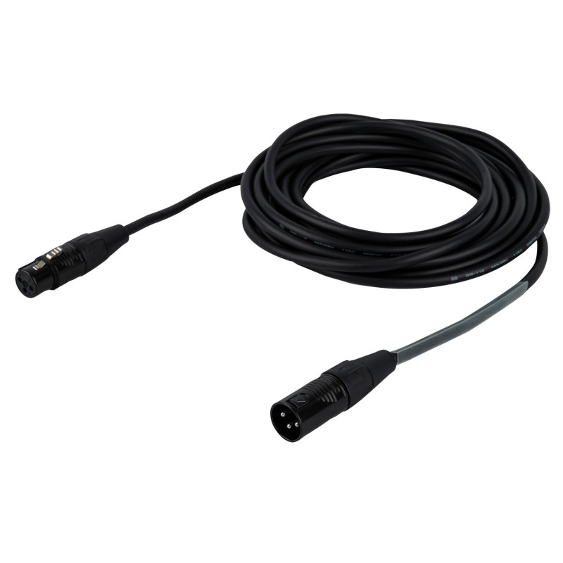 DAP Audio FLR09 - Kabel DMX/AES-EBU 3P REAN XLR/M 3P - XLR/F 3P 3m