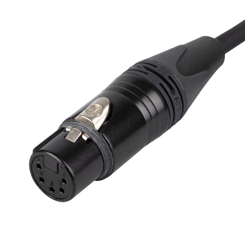 DAP Audio FLN85 - Kabel DMX/AES-EBU 5P Neutrik XLR/M 5P - XLR/F 5P 10m