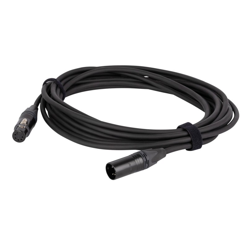 DAP Audio FLN08 - Kabel DMX/AES-EBU 5P Neutrik XLR/M 5P - XLR/F 5P 3m