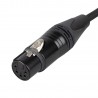DAP Audio FLN08 - Kabel DMX/AES-EBU 5P Neutrik XLR/M 5P - XLR/F 5P 6m