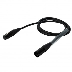 DAP Audio FLR08 - Kabel DMX/AES-EBU 5P REAN XLR/M 5P - XLR/F 5P 1.5m