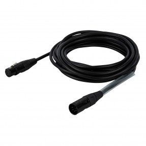 DAP Audio FLR08 - Kabel DMX/AES-EBU 5P REAN XLR/M 5P - XLR/F 5P 10m