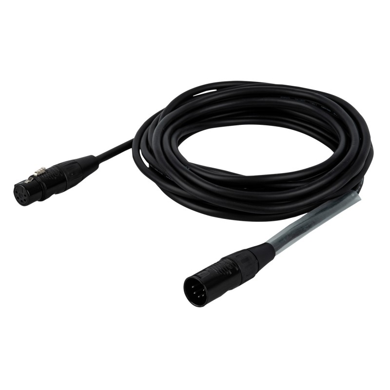 DAP Audio FLR08 - Kabel DMX/AES-EBU 5P REAN XLR/M 5P - XLR/F 5P 3m