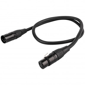 DAP Audio FL86 - Kabel DMX/AES-EBU XLR/M 5P - XLR/F 5P 0.75m