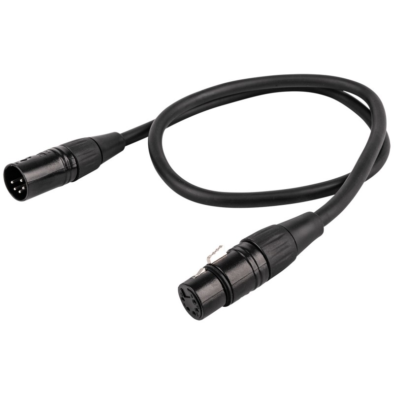 DAP Audio FL86 - Kabel DMX/AES-EBU XLR/M 5P - XLR/F 5P 0.75m