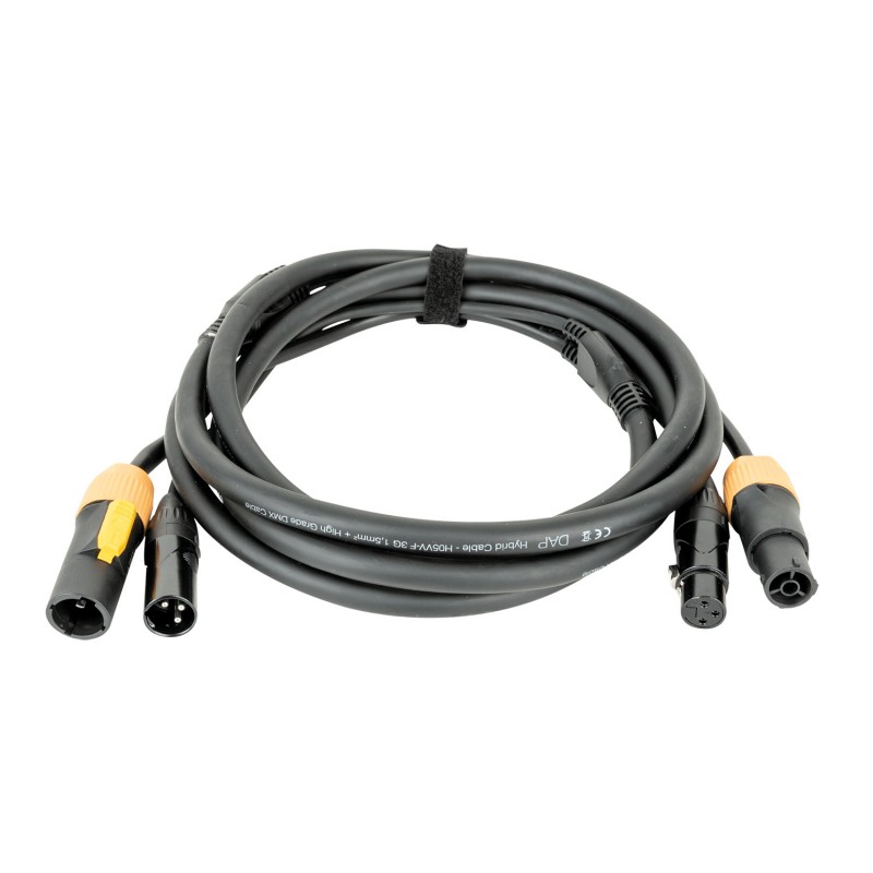 DAP Audio FP22 - Kabel hybrydowy ProPower True / XLR 5P 3m