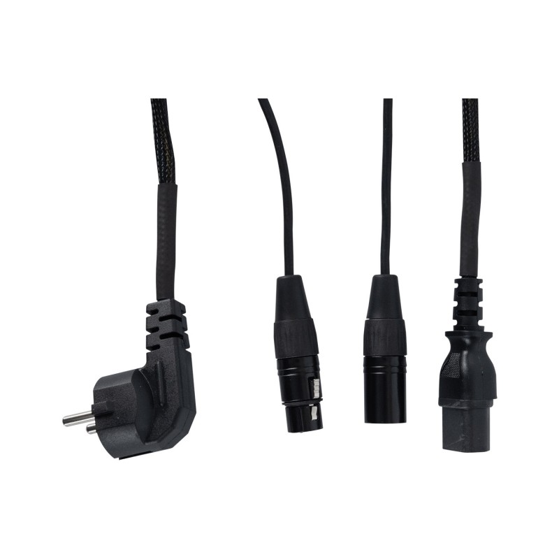 DAP Audio FP08 - Kabel hybrydowy Schuko/XLR F - IEC/XLR M 10m