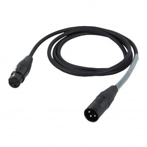 DAP Audio FLR01 - Kabel mikrofonowy REAN XLR/m 3P - XLR/F 3P 1.5m