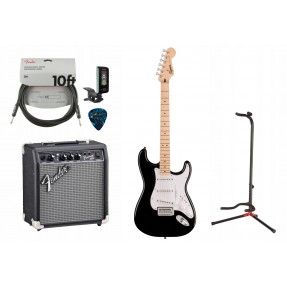 Gitara elektryczna Squier Sonic Strat BK + wzmacniacz 10W + kabel w zestawie