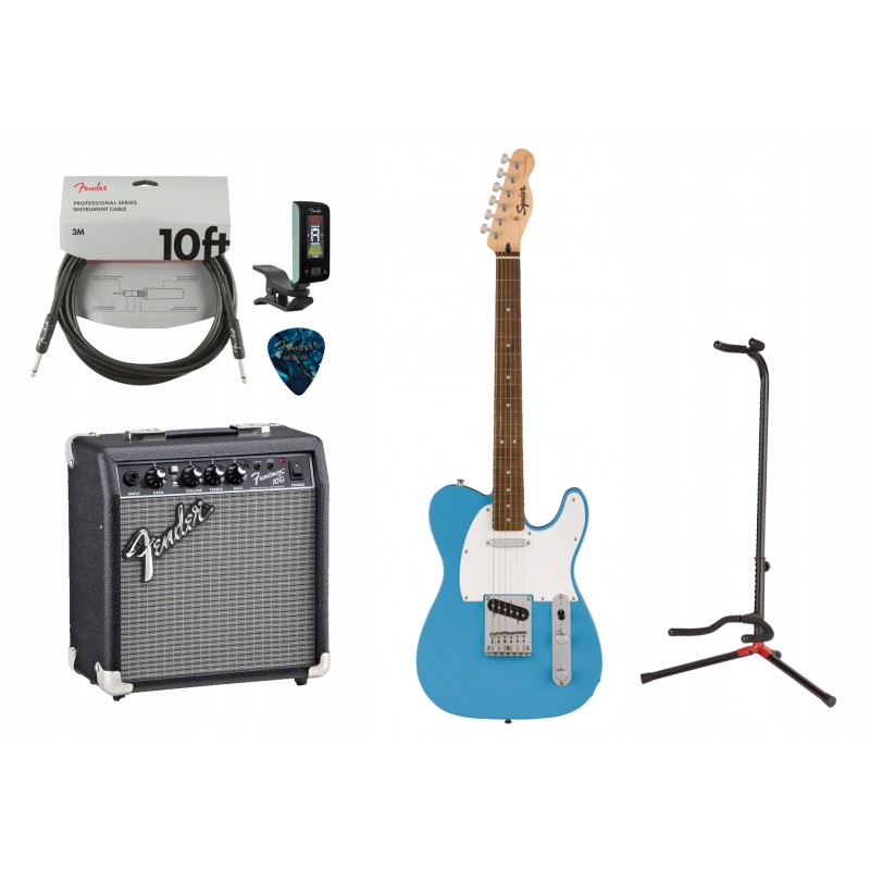 Gitara elektryczna Squier Sonic Tele CB + wzmacniacz 10W + kabel w zestawie