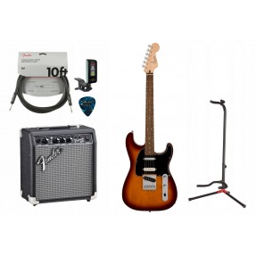 Gitara elektryczna Squier Paranormal Strat TS + wzmacniacz 10W + kabel w zestawie