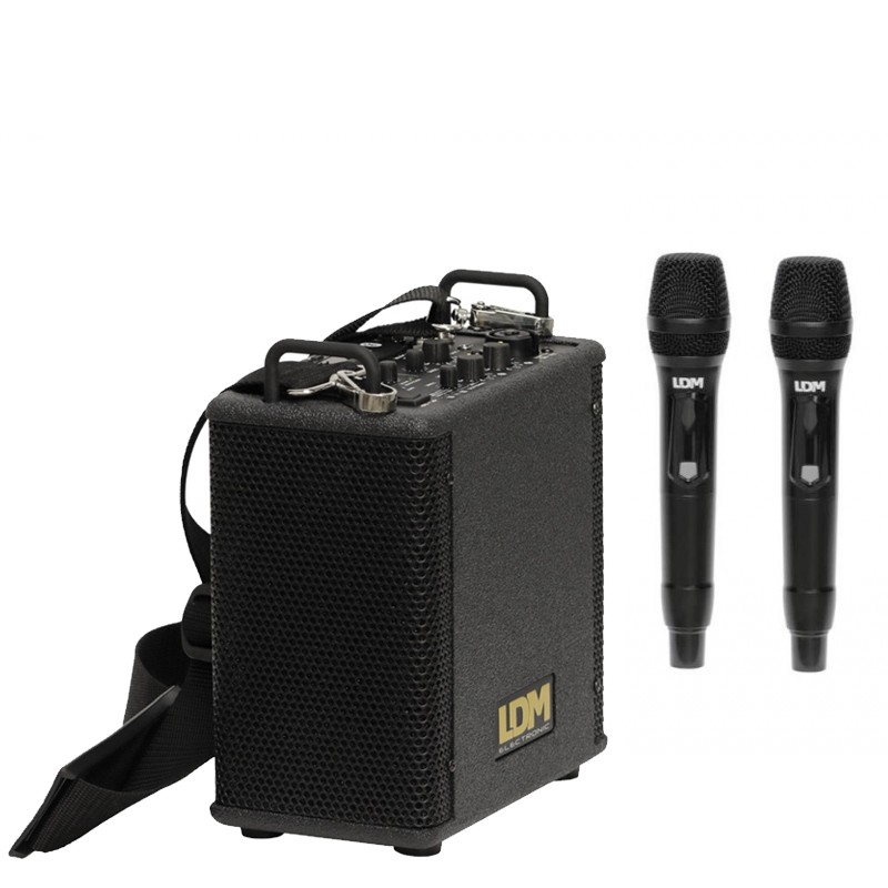 LDM PersonalBox Light V220 2xH20 - system PA + 2 mikrofony bezprzewodowe - 1 - Zestawy nagłośnieniowe - PersonalBox Light V220 2