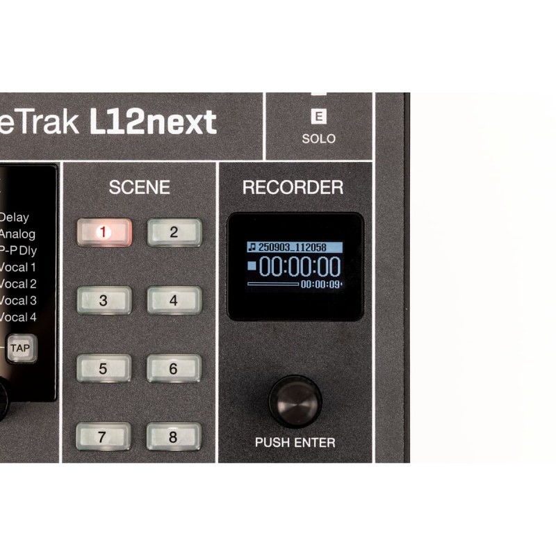 Zoom LiveTrak L12next mikser cyfrowy rejestrator - 12 - Miksery cyfrowe - L12next łączy w sobie moc cyfrowego miksera z analogow