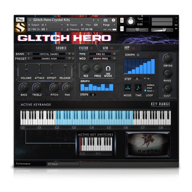 SOUNDIRON Glitch Hero - Zestaw bibliotek brzmień (do pobrania)