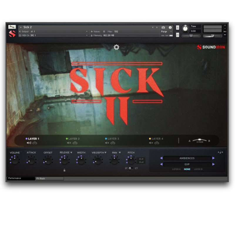 SOUNDIRON Sick Ultimate - Zestaw bibliotek brzmień (do pobrania)