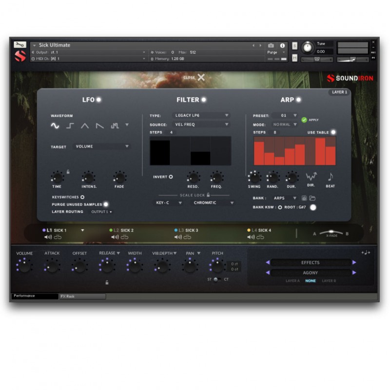 SOUNDIRON Sick Ultimate - Zestaw bibliotek brzmień (do pobrania)