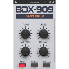 Rave Generation BDX-909 - Wtyczka perkusyjna VST (do pobrania)