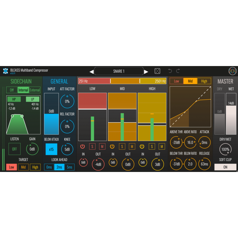 BLEASS Multiband Compressor - Wtyczka kompresora VST (do pobrania)