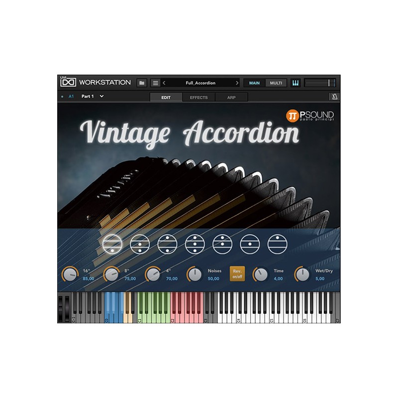 PSound Vintage Accordion - Wirtualny instrument VST (do pobrania)