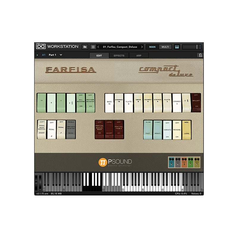 PSound Farfisa Compact - Wirtualny instrument VST (do pobrania)