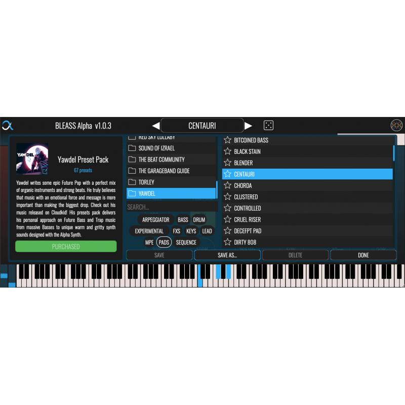 BLEASS Alpha - Syntezator wirtualny VST (do pobrania)