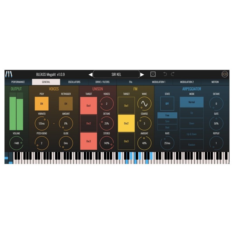 BLEASS Megalit - Syntezator wirtualny VST (do pobrania)