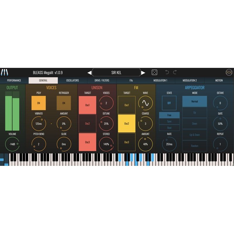 BLEASS Megalit Bundle - Syntezator wirtualny VST (do pobrania)