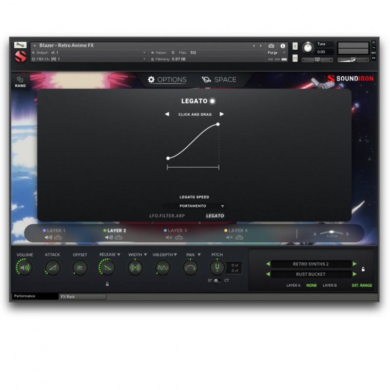 SOUNDIRON Blazer Retro Anime FX - Biblioteka brzmień (do pobrania)