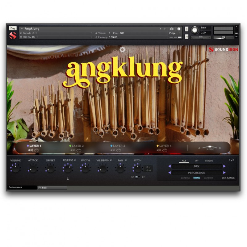 SOUNDIRON Angklung - Biblioteka brzmień (do pobrania)
