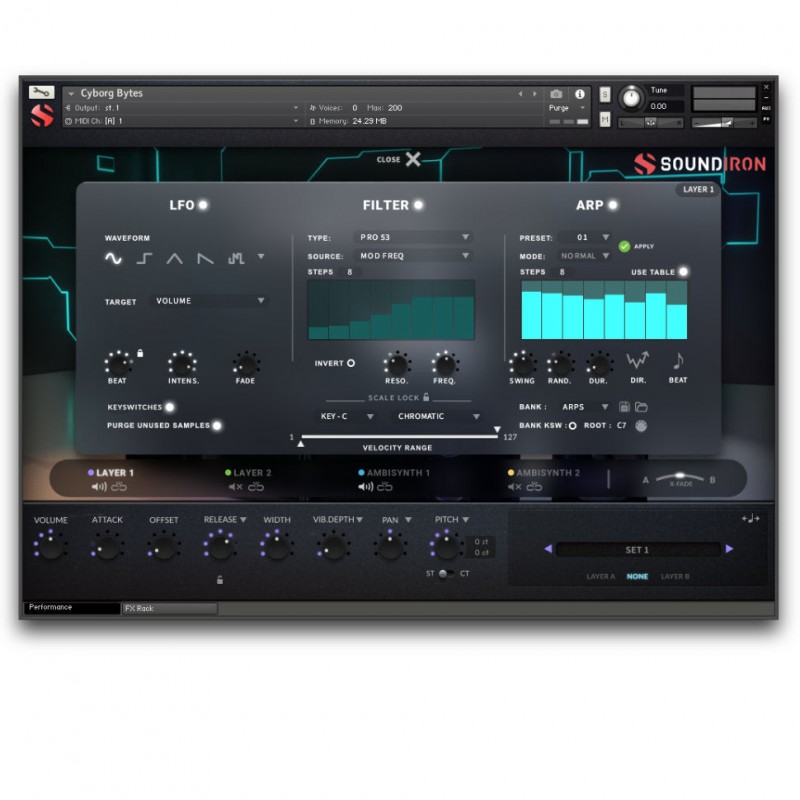 SOUNDIRON Iron Pack 13: Cyborg Bytes - Biblioteka brzmień (do pobrania)