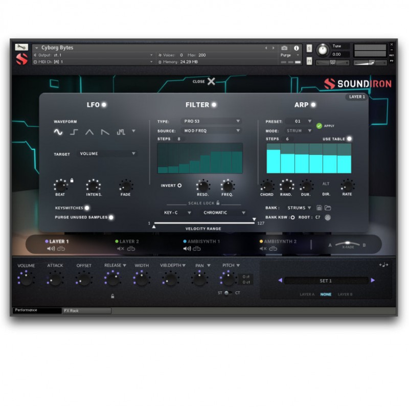 SOUNDIRON Iron Pack 13: Cyborg Bytes - Biblioteka brzmień (do pobrania)